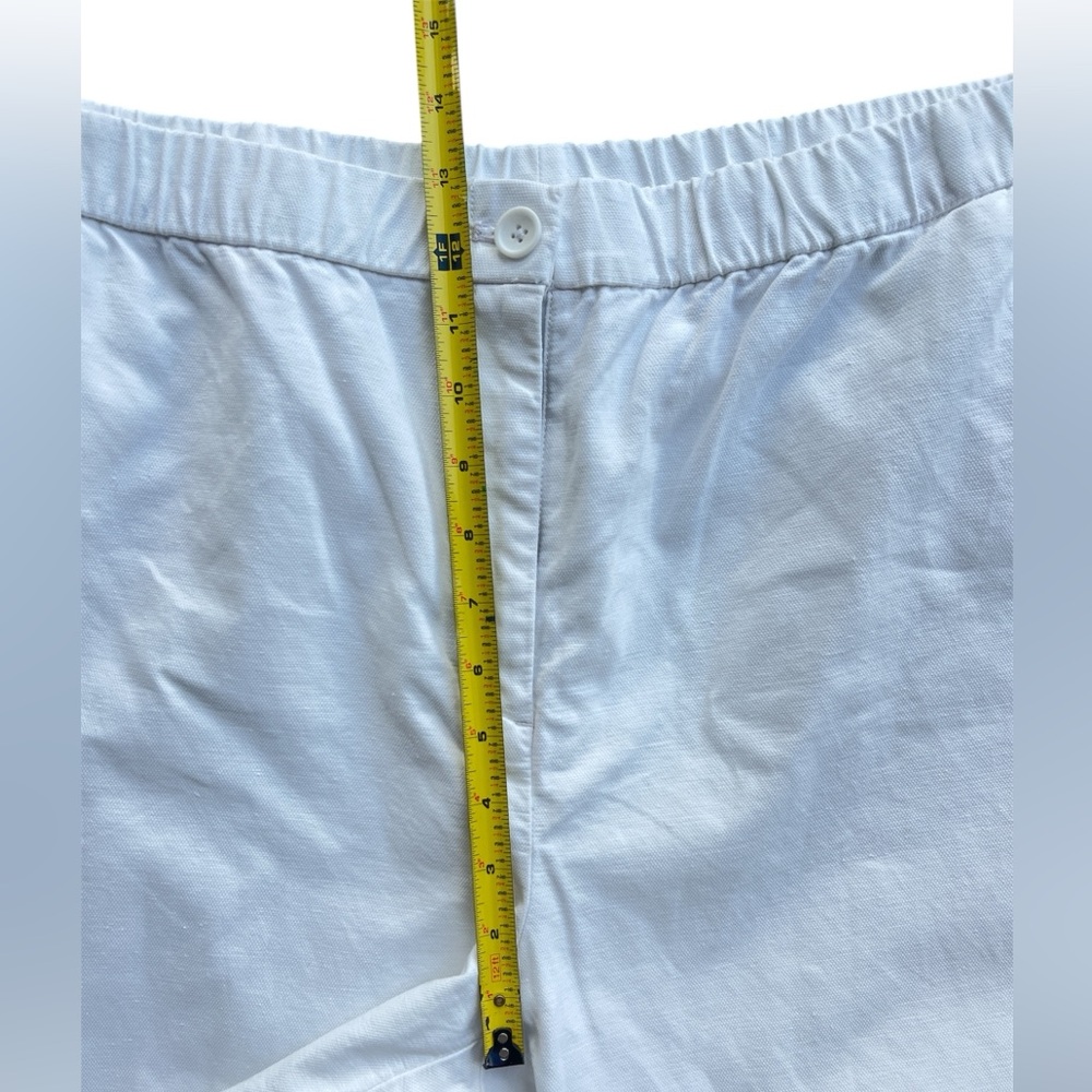EILEEN FISHER White Cotton Pants Size 1X - Picture 6 of 7